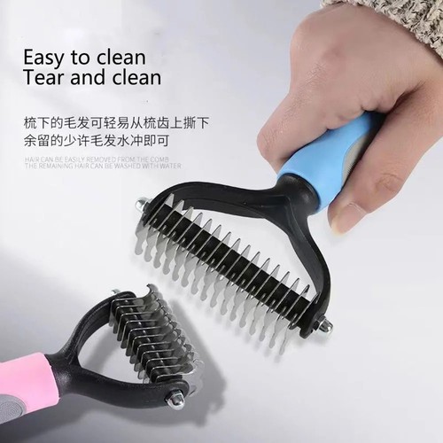 2side dog brush - 2side, for