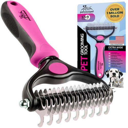 Pet deshedding brush - pet,