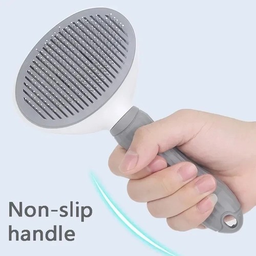 Self cleaning slicker - cleaning, brush