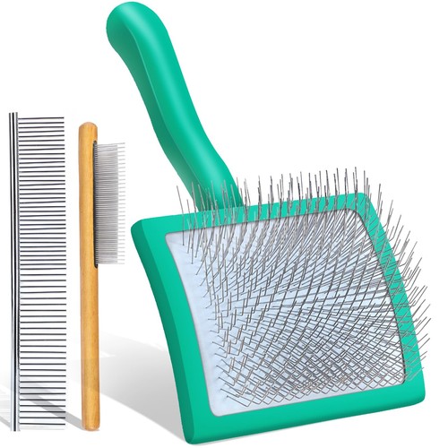 Long pin slicker - slicker, brush