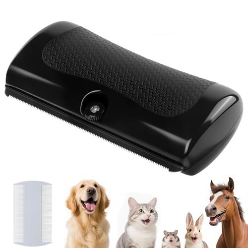 Pet deshedding brush - brush, dog