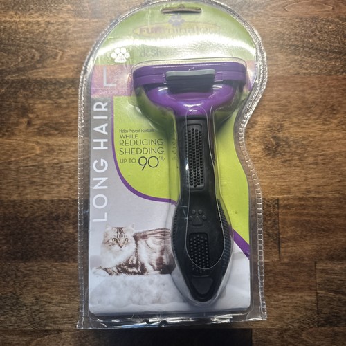 Deshedding tool cat brush - cat, long