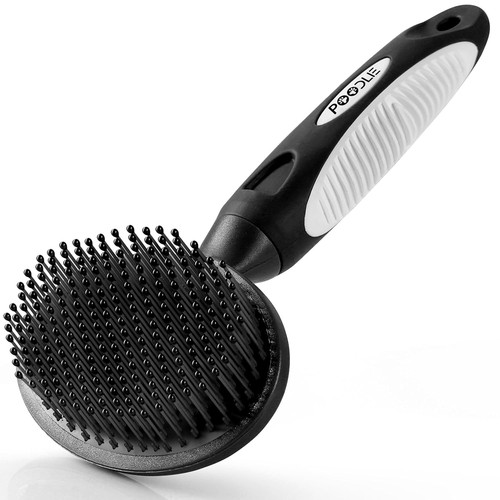 Round bristle pet brush - round,