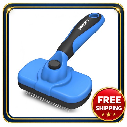 Self cleaning slicker brush - slicker,