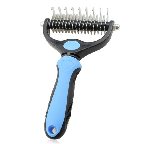 2side dog brush for shedding - dog,