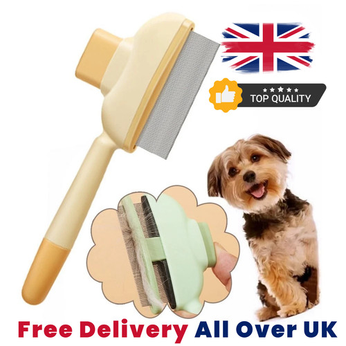 Self cleaning flea - cleaning, comb