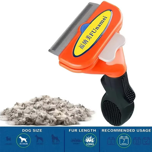 Large dog hair removal comb - dog,