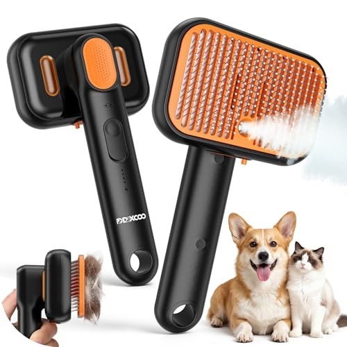 Deshedding dog cat brush - cat,