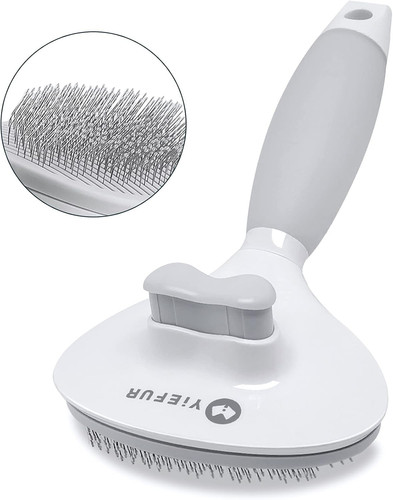 Cat brush for shedding self - brush,
