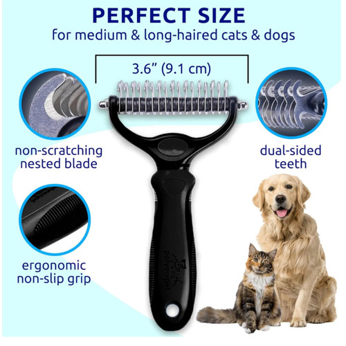 Pet hair removal brush dog - dog, cat