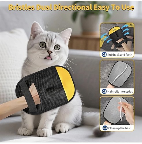 Pet hair remover - pet, glove