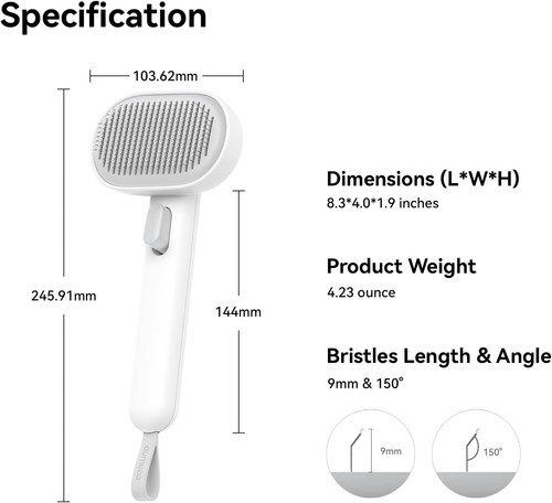 Aumuca cat brush for shedding - brush,