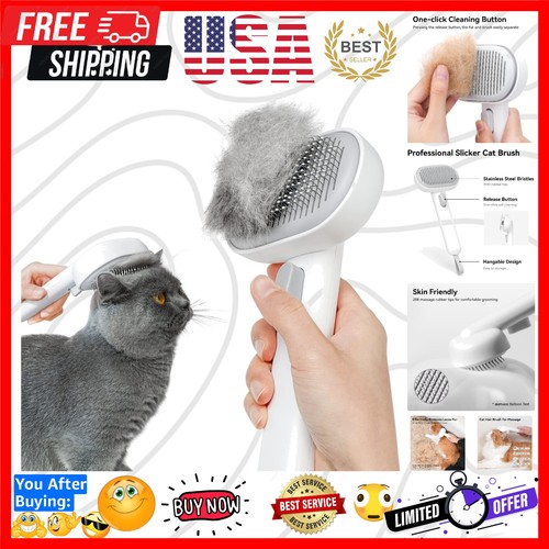 Cat brush for shedding - cat,