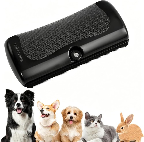 Dog cat deshedding brush pet - cat, brush,
