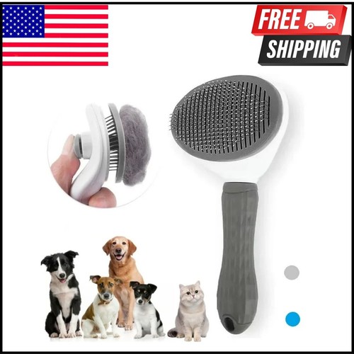 Self cleaning pet brush - self,